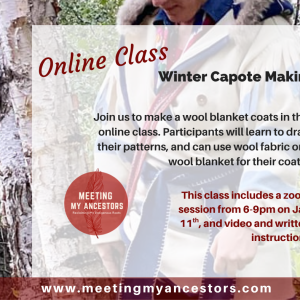 Métis Capote Making