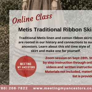 Traditional Metis Ribbon Skirt Sewing